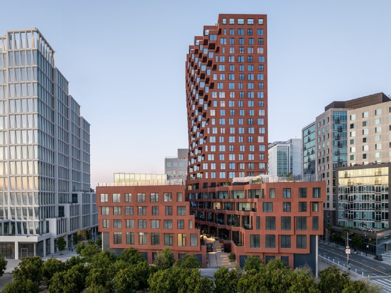Mixed-use towers in the Middle East with telemetry-enabled restroom fixtures